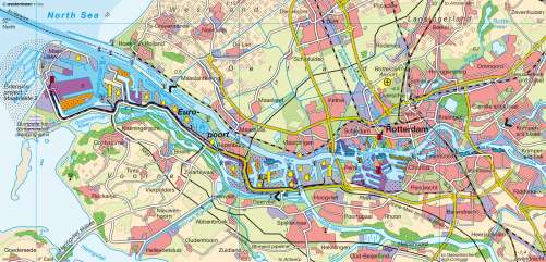 rotterdam port map