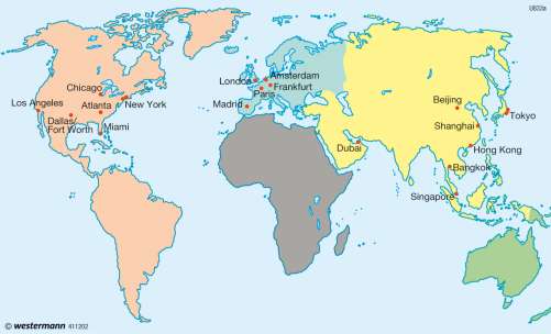 Maps The World S Largest Airports Diercke International Atlas