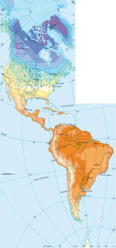 Maps - January temperature - Diercke International Atlas