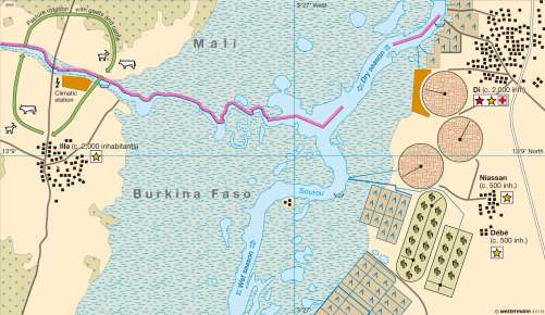 Maps Sourou Burkina Faso Sahel Regional Self Sufficiency In Farming Diercke International Atlas