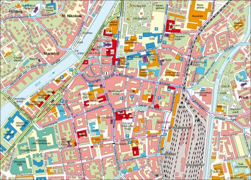 Diercke Weltatlas - Kartenansicht - Innsbruck - Stadtplan