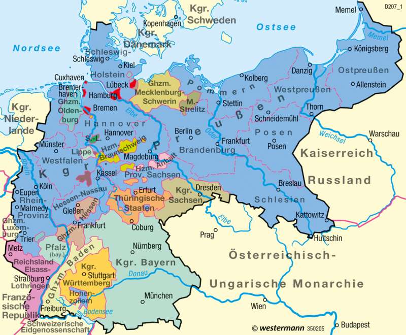 Diercke Weltatlas - Kartenansicht - Deutsches Reich - 1900 - 978-3-14