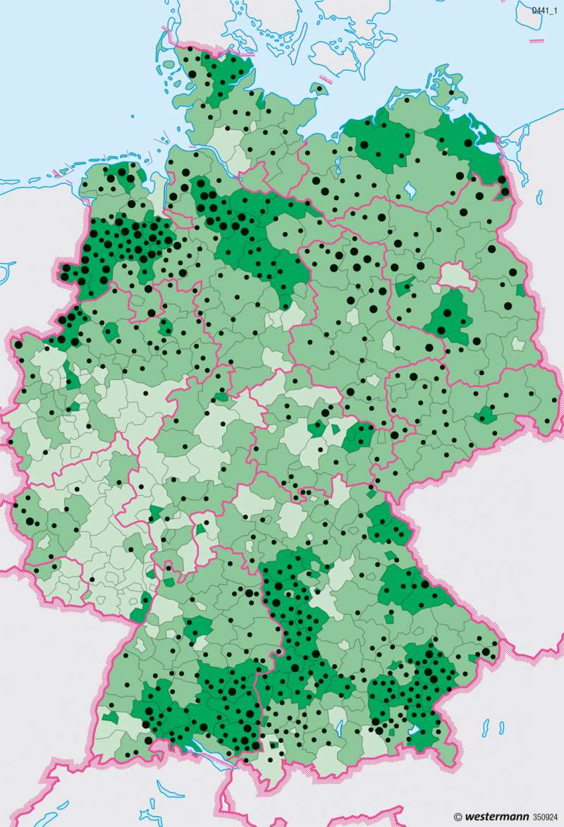 Diercke Weltatlas - Kartenansicht - Deutschland - Biomasse - 100849