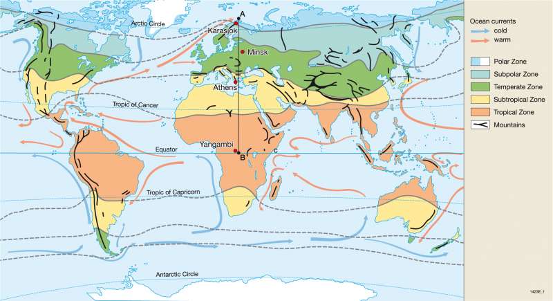 Climate Zone Chart