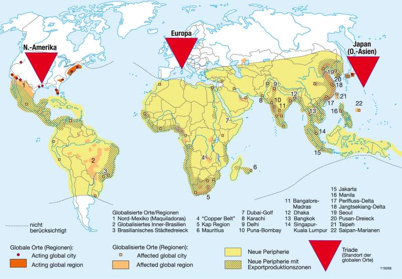 global cities by region