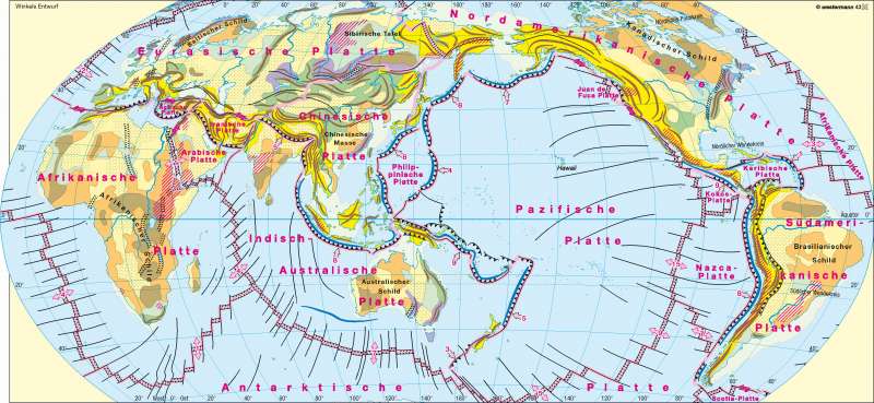 Diercke Weltatlas - Kartenansicht - Geotektonik - - 978-3-14-100700-8