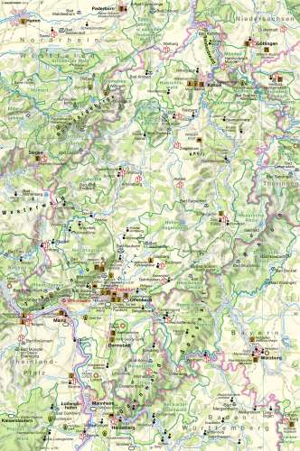 Diercke Karte Tourismus und Naturschutz