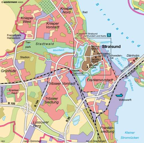 Diercke Karte Stralsund heute