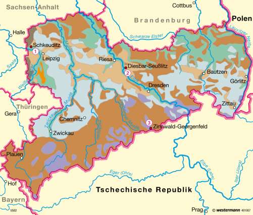 Diercke Karte Sachsen – Böden