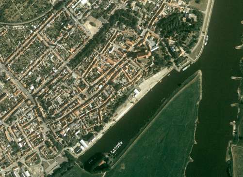 Diercke Karte Tangermünde im Senkrechtluftbild