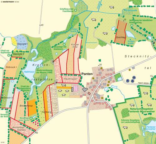 Diercke Karte Ökologischer Landbau bei Mölln (Schleswig-Holstein)