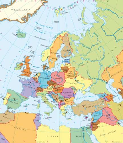 Diercke Karte Europa – politische Übersicht