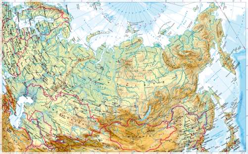 Diercke Karte Russland/Zentralasien – physisch