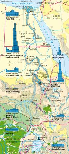 Diercke Karte Der Nil –  ein Fremdlingsfluss