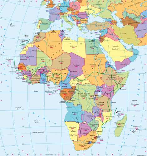 Diercke Karte Afrika – Politische Übersicht