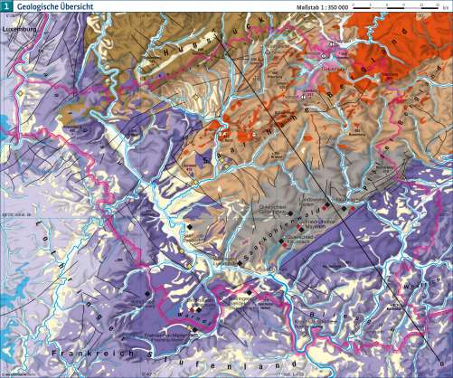 Diercke Karte Geologische Übersicht