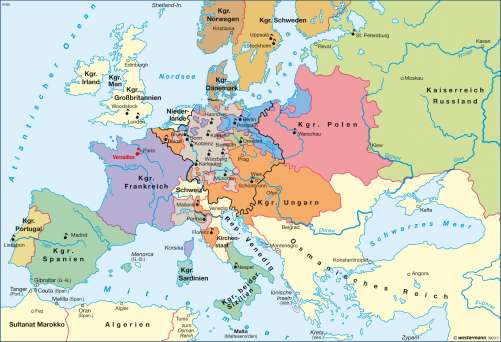 Diercke Karte Absolutismus in Europa