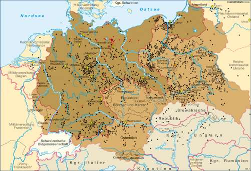 Diercke Karte Nationalsozialistisches Deutschland 1942