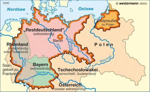 Diercke Karte Stalins Plan zur deutschen Teilung