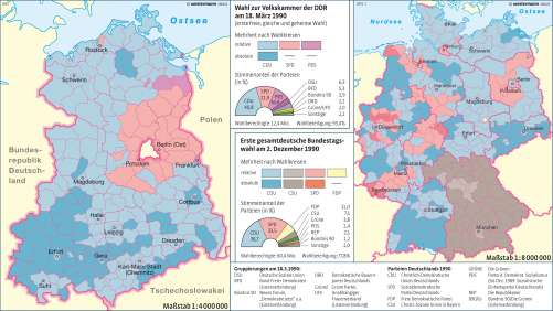 Diercke Karte Der Weg zur Deutschen Einheit durch Wahlen