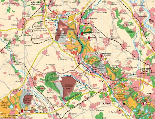 Maps - Rhenish lignite mining – Landscape change - Diercke ...