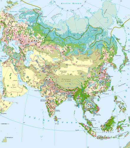 Maps - Agriculture - Diercke International Atlas