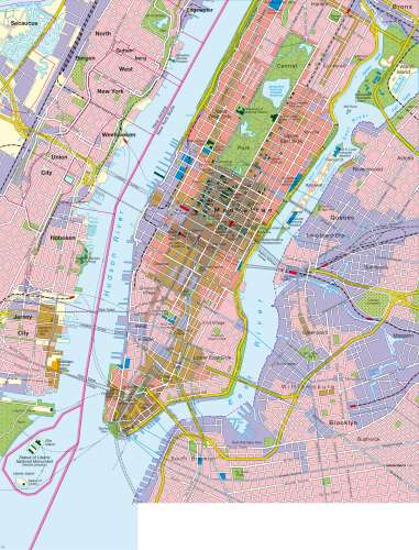 Maps - New York – Manhattan - Diercke International Atlas