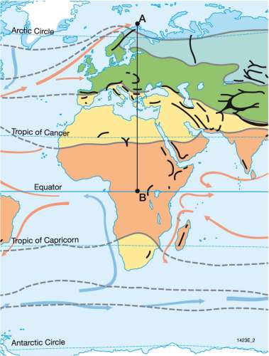 Diercke Weltatlas Kartenansicht World Climates — Effective Classification After A Siegmund