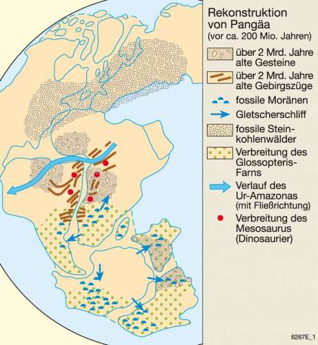 Diercke Weltatlas - Kartenansicht - - Erdgeschichte und Kontinentaldrift - 978-3-14-100800-5 