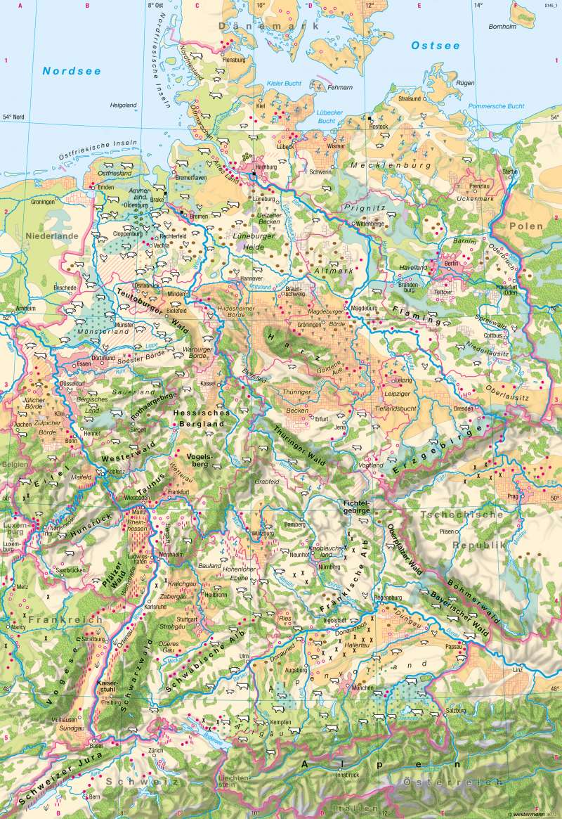 karte landwirtschaft deutschland Diercke Weltatlas   Kartenansicht   Deutschland   Landwirtschaft 