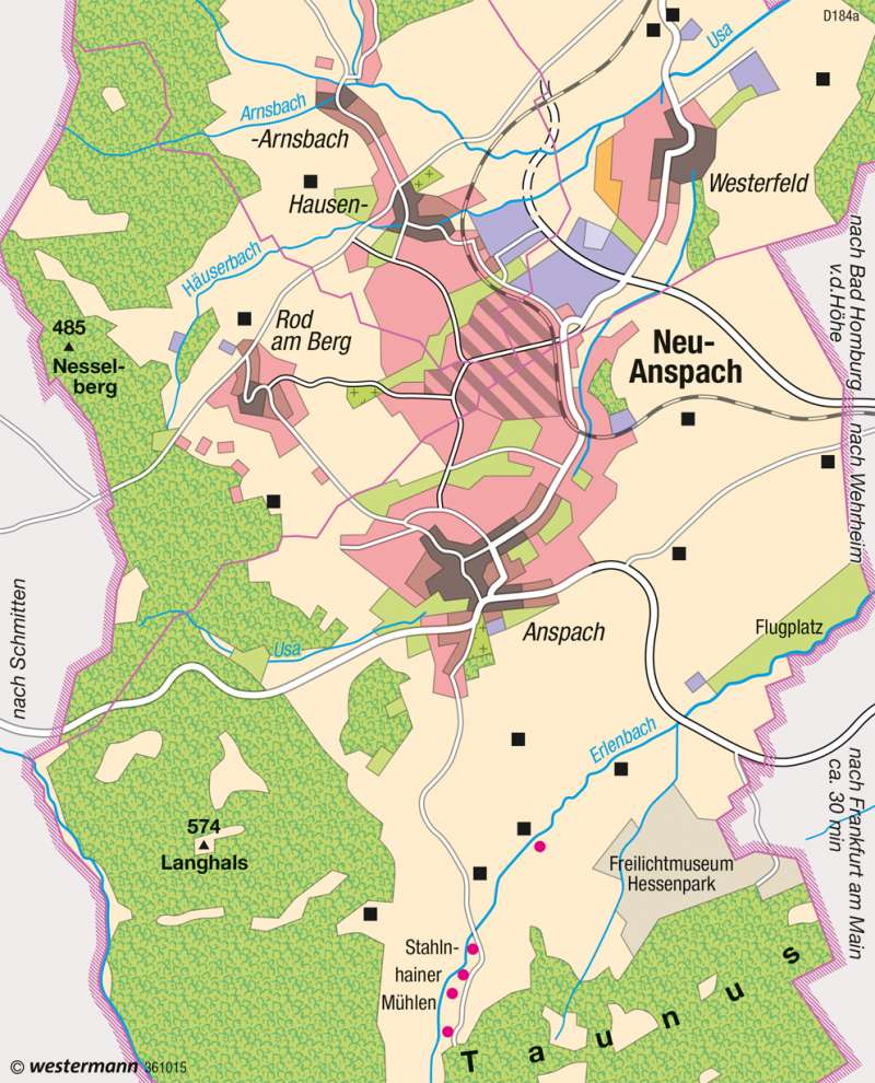 Diercke Weltatlas - Kartenansicht - Neu-Anspach (Hessen