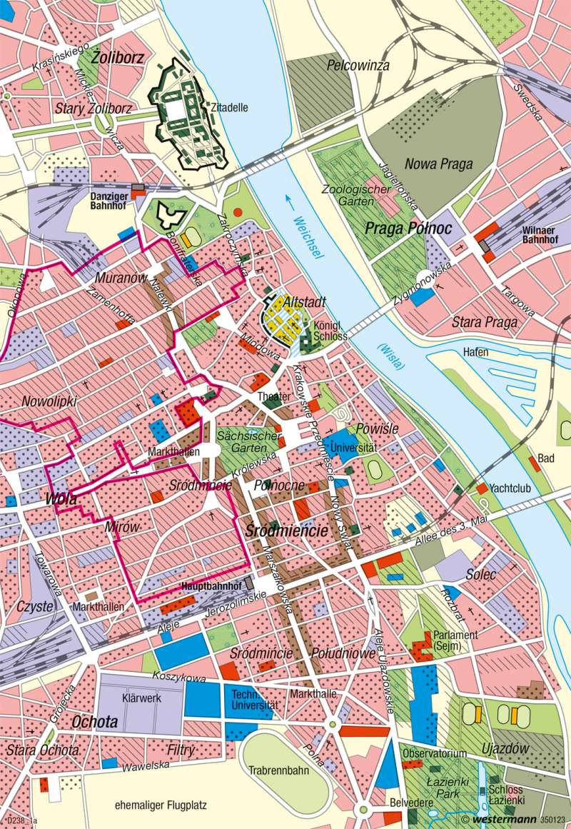 Warschau | Innenstadt | Mitteleuropa - Transformation und EU-Integration | Karte 112/1