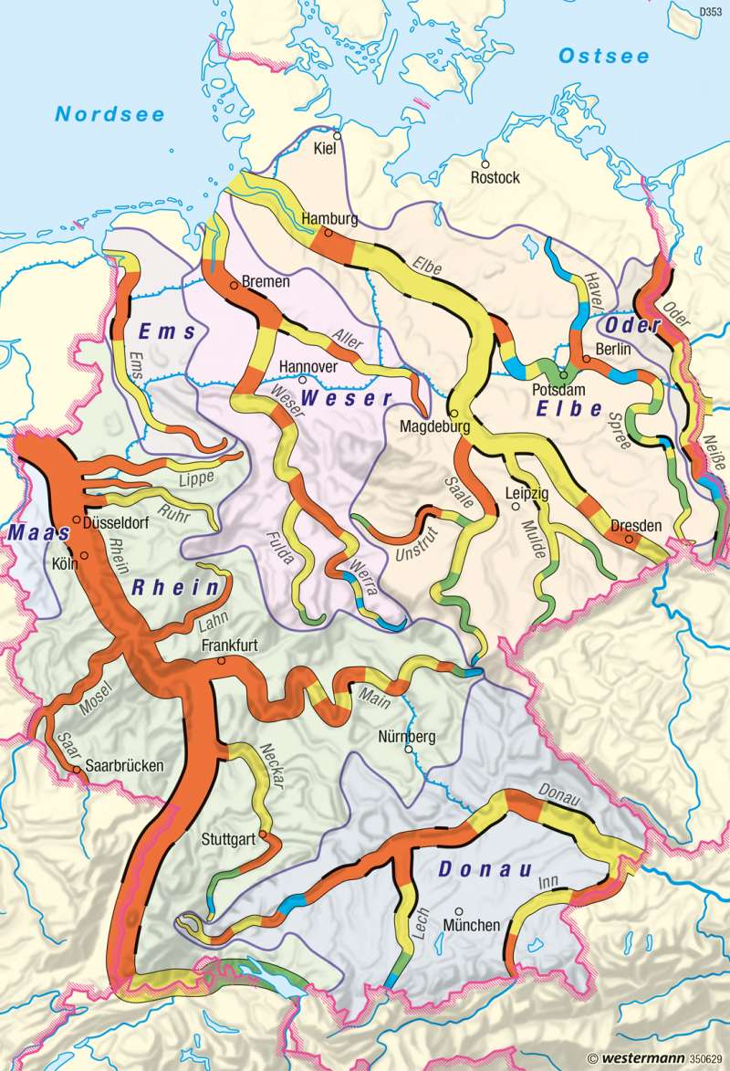 Deutschland | Gewässerstrukturgüte | Umwelt und Naturgefahren | Karte 32/2