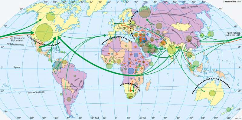  | Migration | Erde - Kultur und Migration | Karte 279/4