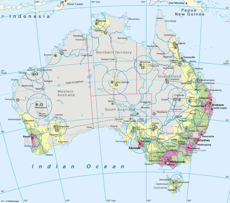 Australia | Providing for the Outback | Hazardous environment | Karte 167/4