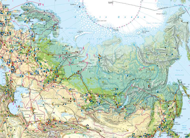Russia and Central Asia | Economy and land use | Economy and land use | Karte 112/1