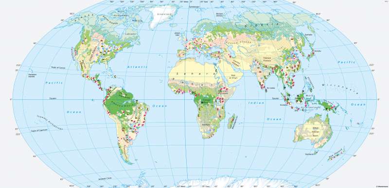 The World | Landscapes and land use | Landscapes and land use | Karte 24/1