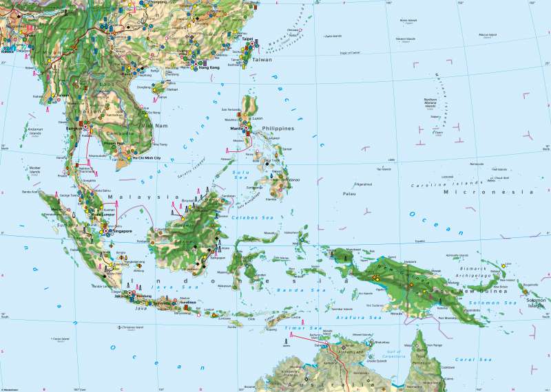 South-East Asia | Economy and land use | Economy and changes in land use | Karte 136/1