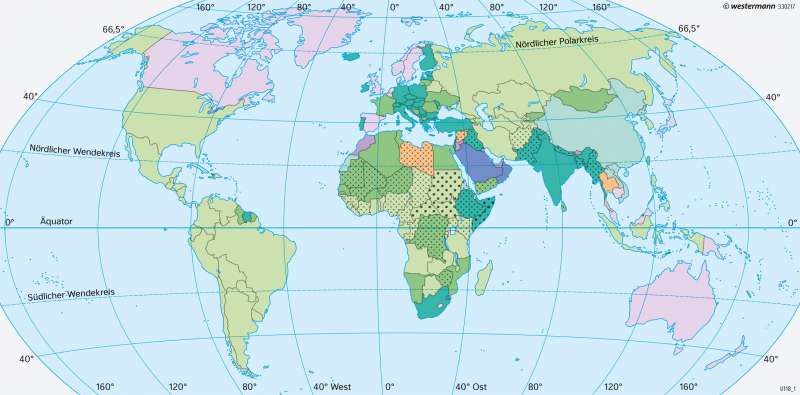 Diercke Weltatlas - Kartenansicht - Erde - Staats- Und Regierungsformen ...