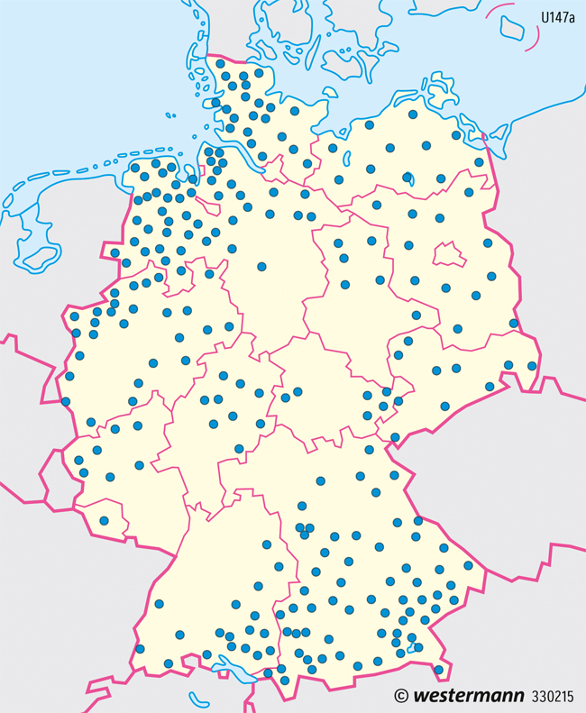 Deutschland | Viehhaltung | Deutschland - Landwirtschaft | Karte 81/2