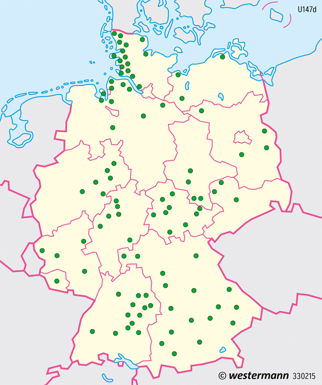 Deutschland | Viehhaltung | Deutschland - Landwirtschaft | Karte 81/2