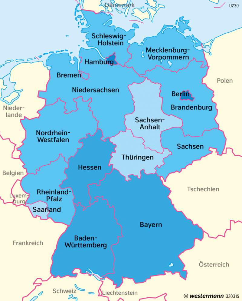 Deutschland | Natürlicher Bevölkerungssaldo | Deutschland | Karte 76/3