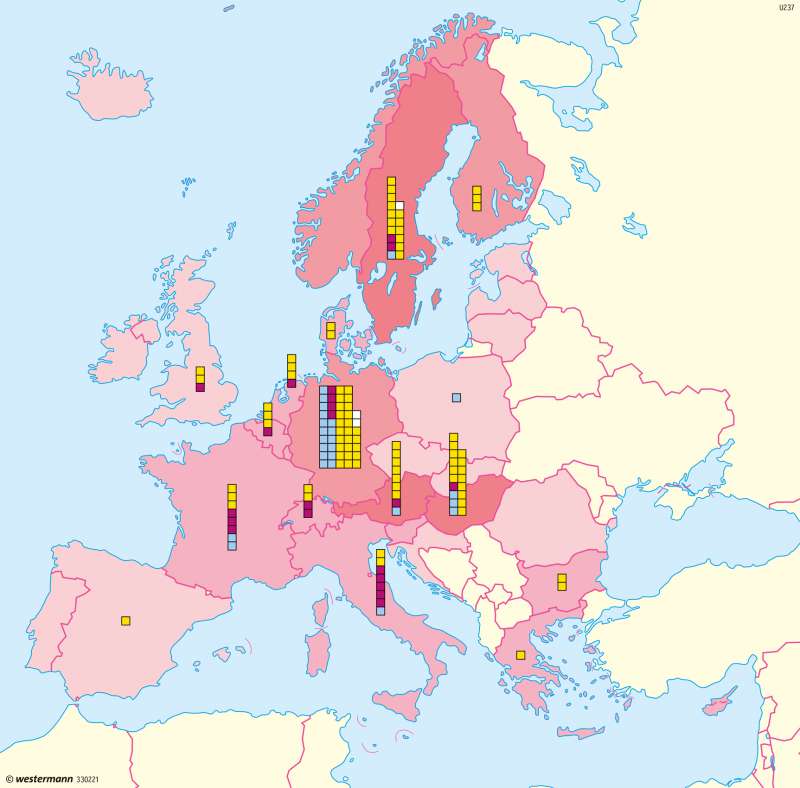 Europäischer Wirtschaftsraum | Asylbewerber | Europa - Migration | Karte 111/4