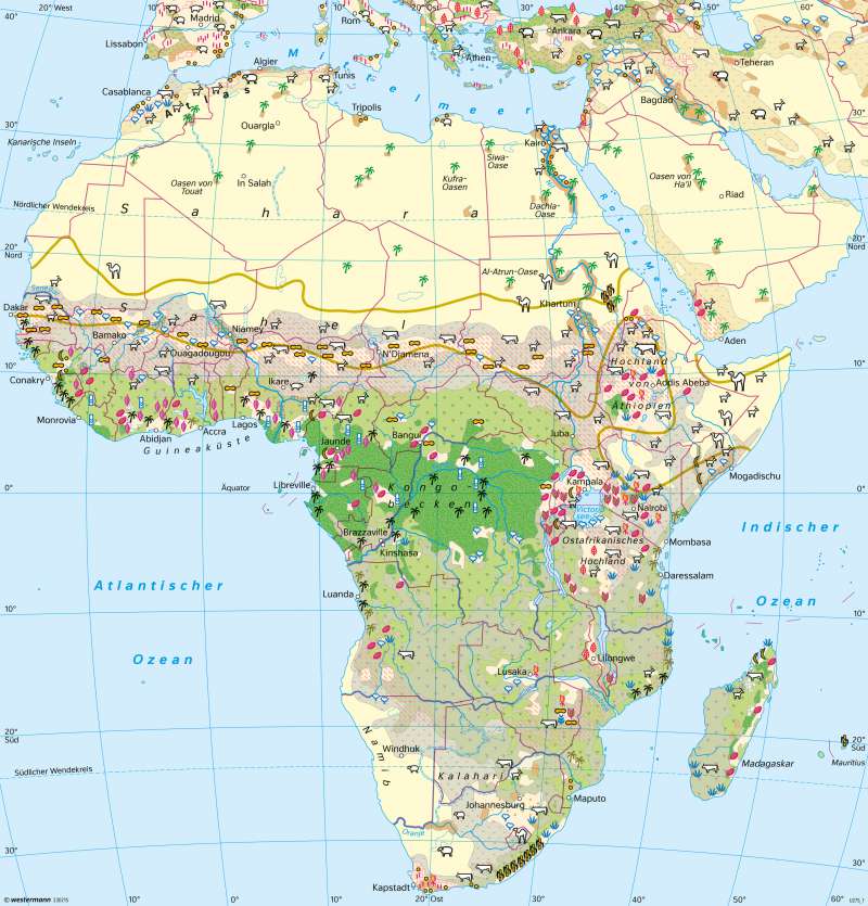 Sahara Karte Länder / Afrika-Junior Tschad : The sahara is a desert on