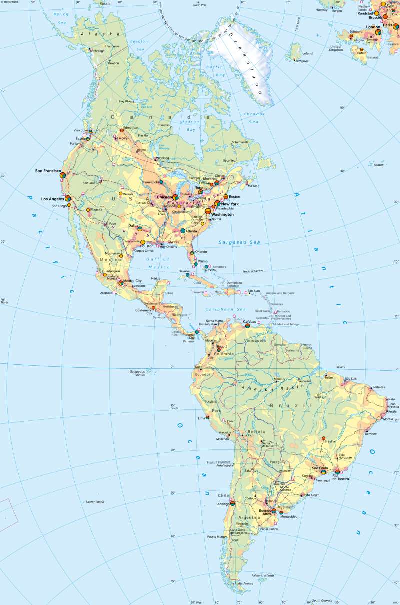 The Americas | Economy (overview) | Economy | Karte 176/1