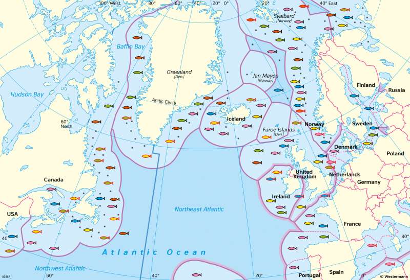 North Atlantic Ocean | Deep-sea fishery | Resources | Karte 78/2