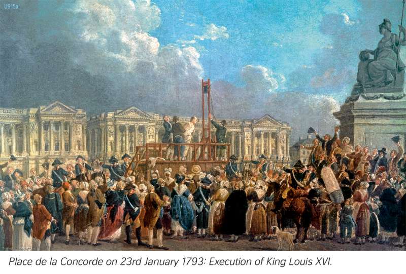  | Place de la Concorde on January 23rd, 1793: Execution of King Louis XVI. | Turn of an Era | Karte 92/1