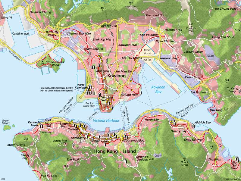 Hong Kong | Cityscape | Economic development and urbanisation | Karte 126/2