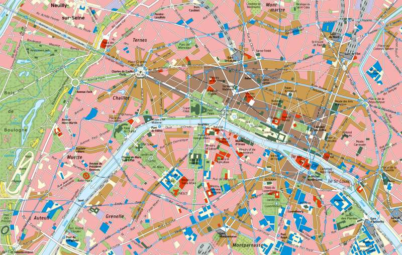 Central Paris | Urban land use today | Turn of an Era | Karte 93/3