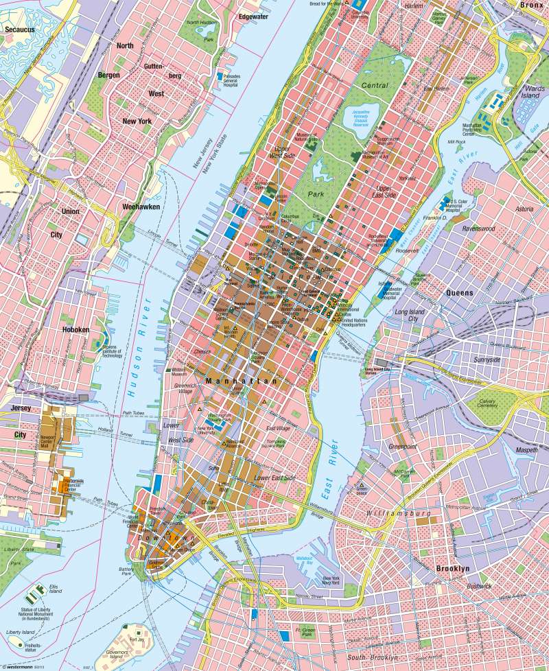 Manhattan (New York) | Global City | USA - Städte | Karte 218/1